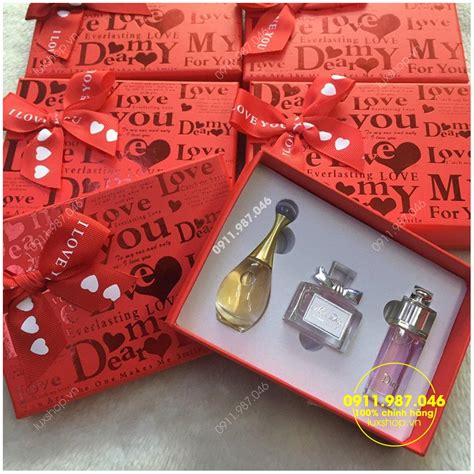 Gift set combo bộ quà tặng 3 lọ nước hoa mini 5ml 